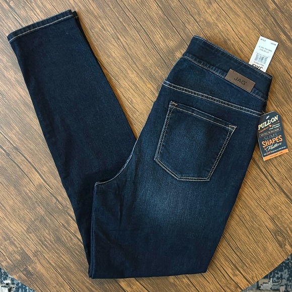 Jag Jeans Denim - JAG JEANS NWT Maya High Rise Skinny Pull-On Smoothing Baltic Blue Size 10